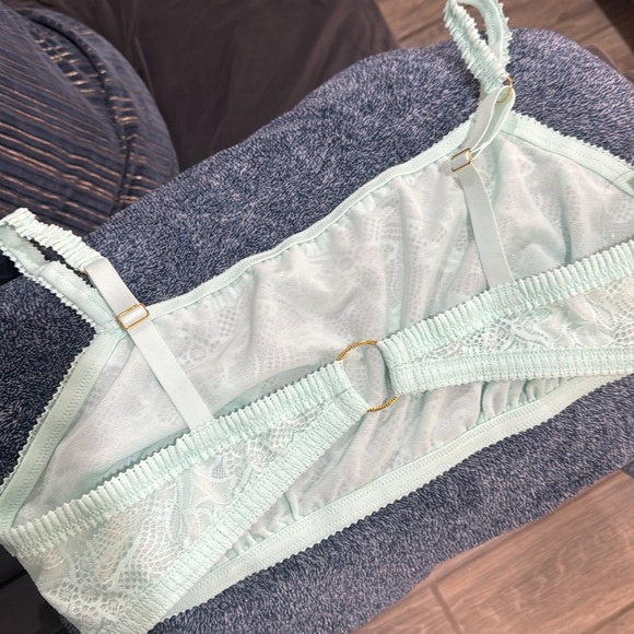 🩵Aerie Lace Bandeau Bralette in Light Blue - Picture 4 of 5
